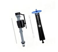 Système de gestion de l'eau et de décharge de rechange pour réservoir de toilettes avec remplissage et action puissante silencieuse