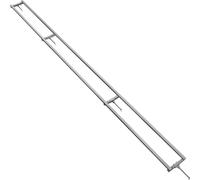Système de guidage pour scierie sur rail, 3,66 m, 4 kits pour scierie à chaîne avec traverse, système de rails de sciage en aluminium compatible avec une tronçonneuse, 2 cales, kit de guidage réglable
