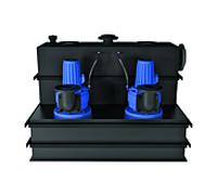 système de levage haute performance SFA SaniCubic 2 CUBIC2SC30T SC3.0T, 3 kW, 400 V, avec pompe à roue à canal 2000 , noir