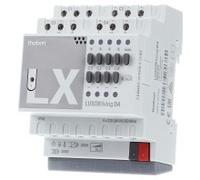 Système de maison intelligente 4 canaux - Actionneur de variation 10 ... 800W pour domotique KNX ... | Theben | LUXORliving D4 | 4800475 | Variateur de lumière
