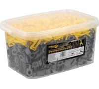 Système de mise à niveau pour carrelage 1,5 mm, kit comprenant 700 clips, 200 cales et une pince