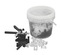 Système de nivellement de carreaux LSPC-2-SET, kit de 201 pièces No Nonsense