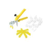 vidaXL Système de nivellement de carrelage - 250 cales 500 clips - 3 mm - Pince ajustable