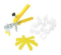 vidaXL Système de Nivellement de Carrelage 250 Cales 500 Clips, Kit de Nivellement pour Carrelage, Système de Nivellement pour Outils, 3 mm