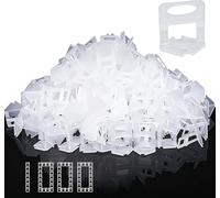 Système de nivellement pour carrelage, 1000 pièces, joint de 3 mm, épaisseur de carreau de 3 à 12 mm