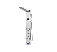 VEVOR Système de panneau de douche – 6 modes, écran LED hydroélectrique, pluie, cascade, 5 jets