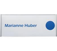 Système de plaques de porte Ultradex "Silver"/310577 180x72mm Aluminium