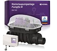 Système de pompage anti-refoulement KESSEL Pumpfix M 24100 DN 100 pour eaux usées contenant des matières fécales, avec pompe SPZ 1000