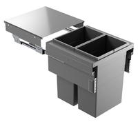 Système de poubelles Hailo Euro-Cargo NT480 2x35 l 3619831 gris foncé
