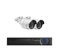 Système de Protection de sécurité 8MP 4K | 8CH H.265 NVR Kit 2/4/6/8 pièces détection de visage caméra IP Audio extérieure Surveillance CCTV(1T,4CH n 2Cams)