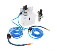 Système de pulvérisation de liquide de refroidissement avec pompe pour tour CNC et fraiseuse, buse de brouillard avec électrovanne 24 V/110 V/220 V, brumisateur d'air comprimé pour lubrifiant et huile