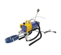 Système de pulvérisation de peinture 1800 W, 3300 PSI, 25 Mpa, bleu et | Pulvérisateur de peinture murale 1,8 l/min, tuyau haute pression de 9 m, système de pulvérisation de peinture sans air