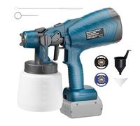 Système de pulvérisation de peinture sans fil pour batterie Bosch 18 V (sans batterie), pistolet à peinture sans fil pour clôtures et peinture murale, pistolet pulvérisateur de peinture pour la maison