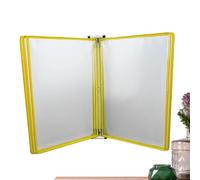 Système de référence pour montage mural, porte-documents de bureau magnétique, organiseur de fichiers mural, pour papier A4 standard, affiches, recettes, stockage, menus, documents, bureau, travail