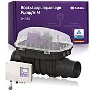 Système de refoulement KESSEL Pumpfix M 24150 DN 150 pour eaux usées contenant des matières fécales, avec régulation Comfort