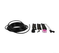 Système de refroidissement à brume basse pression, kit de brumisation de jardin extérieur, kit d'irrigation goutte à goutte avec tube 4/7PE, pulvérisation réglable pour terrasse, jardin, pour une