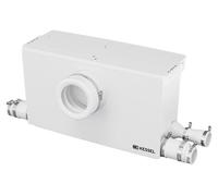 Système de relevage Kessel Minilift L pour WC, unité individuelle, pour eaux usées contenant des matières fécales, installation sans fixation, équipé d'une pompe SPZ 750-S3 submersible, quantité : 1.