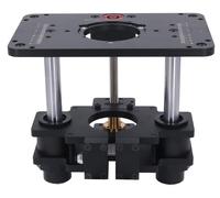 Système de relevage pour routeur avec verrouillage de sécurité, diamètre 69 mm, plage de réglage de 25 à 50 mm