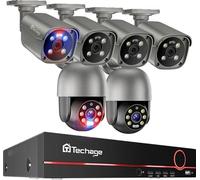 Système de sécurité CCTV, Résolution 4K, Audio bidirectionnel, 8CH NVR 6 caméra B, Pas de disque dur intégré