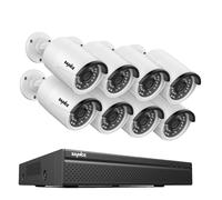 Système de sécurité CCTV, résolution 5MP/3MP, IP66 étanche, 8PCS 3MP, Aucun