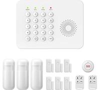 Système de sécurité, Connexion sans fil, Compatibilité Smart Home, A02 GSM Kit D, Prise UE