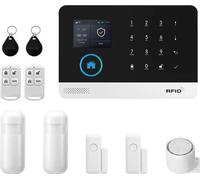 Système de sécurité par alarme, Connectivité sans fil, Compatibilité Smart Home, 2G GSM Kit B, Prise UE