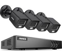 Système de sécurité vidéo, 8CH, résolution 5MP, longueur de câble 30m, 8CH DVR 4pcs Kits-a, 4T