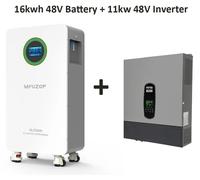 Système de stockage d'énergie LiFePO4 avec onduleur - DT-48314 - 51,2 V - Protection BMS - Système de stockage d'énergie solaire - Fonctionnement autonome - RS232/RS485/CAN