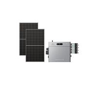 Système de stockage d'énergie solaire SolarFlow 2400 Pro - 2400W AC - 2.4-16.8kWh - 2 Panneaux Bifaciaux 500W - IP65