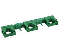 Système de support mural Hi-Flex hygiénique, vert