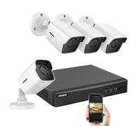 Système de surveillance CCTV, résolution 5MP, accès à distance, design résistant aux intempéries, R4BG, 2T