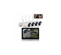 : Système de surveillance connecté et intelligent avec écran et 4 caméras IP Full HD DSC-850.app