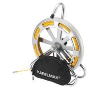 Système de tirage de câbles Cimco Kabelmax 60 m, Ø 4,5 mm rond, goulotte sous plancher, dévidoir, M5, 1 pièce.