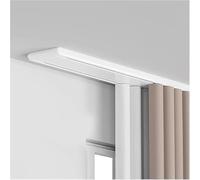 Système de tringle à rideaux double rangée, fixation au plafond, silencieux, pour séparer les rideaux et préserver votre intimité. Installation facile. Kit complet avec 2 tringles et fixatio