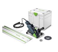 Système de tronçonnage diamant DSC-AG 125-Plus-FS - FESTOOL - avec rail de de guidage et SYSTAIER - 578530