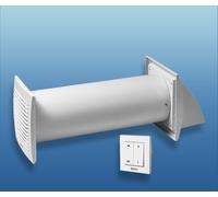 Système de ventilation individuelle avec récupération de chaleur E-EXTRA : Système : Ø 150 Exécution : avec interrupteur encastré