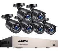 Système de vidéosurveillance, 8 canaux, 1080P, enregistreur numérique 8 canaux x 6 caméras, sans a