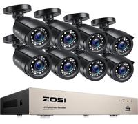 Système de vidéosurveillance, 8 canaux, 1080P, enregistreur numérique 8 canaux x 8 caméras, sans c
