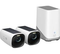 Système de vidéosurveillance eufyCam 3 S330, 4K Ultra HD, 8,3 MP, recharge solaire, BionicMind™, vision nocturne, Homebase 3 + 2 caméras