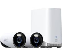 Système de vidéosurveillance filaire eufyCam E330 (Professional), résolution 4K, 8,3 MP, IA, surveillance 24 h/24, 7 j/7, HomeBase 3 + 2 caméras