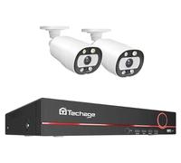 Système de vidéosurveillance, résolution 5 MP, prise en charge de l'audio bidirectionnel, NVR 8 canaux CamB 5MP-a, disque dur intégré de 1 To