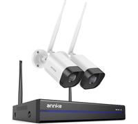 Système de vidéosurveillance, résolution 8 MP, audio bidirectionnel, NVR 16 canaux, 2 caméras, 4 To