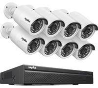 Système de vidéosurveillance SANNCE, résolution 8MP, caméras IP POE, I51FQ08, 2T