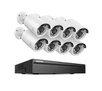 Système de vidéosurveillance SANNCE, résolution 8MP, caméras IP POE, I91FQ08, Aucune