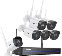 Système de vidéosurveillance WiFi, NVR 5MP, enregistrement audio