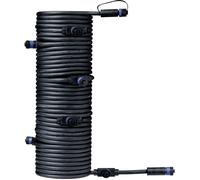 Paulmann Câble Plug & Shine 15 m 7 sorties IP68 2x1,5 mm² H07RN-F Noir