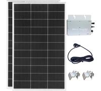 Système d'énergie solaire, installation plug-and-play, design compact, système 230V 400W
