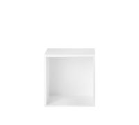 Système D'étagères Empilées avec Plaque Arrière Medium Blanc