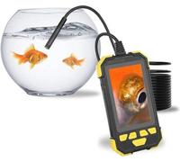 Système d'inspection industriel 1080P avec écran LCD de 43 pouces et tube de forage semi-rigide - Endoscope industriel étanche pour automobiles, bateaux et moteurs d'avion - 5 mètres - Outils mécaniqu