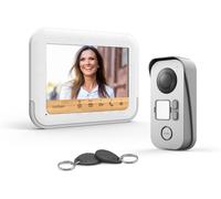 Système d'interphone filaire pour porte, conçu de manière durable - Bambooview - Avidsen - 112282